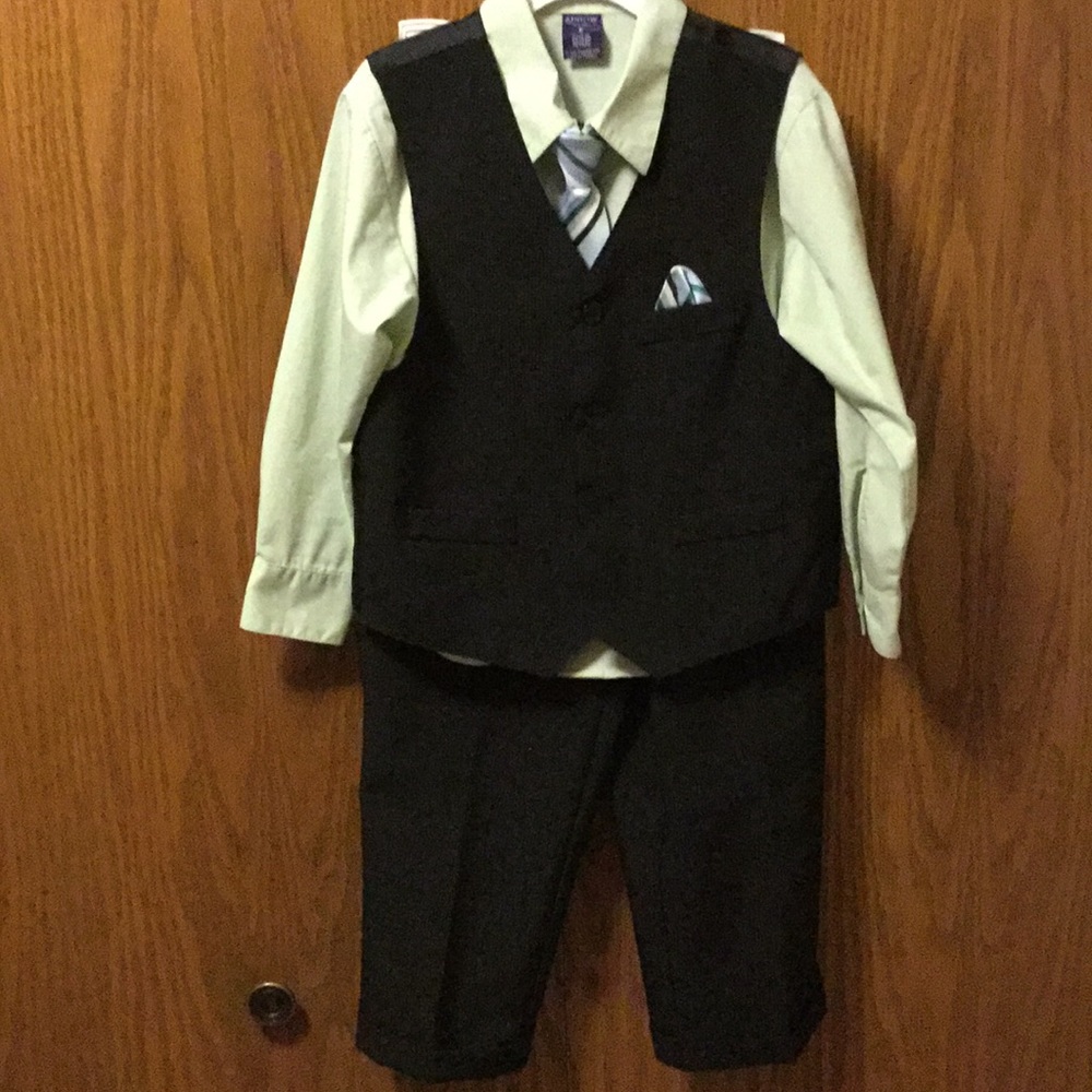 4 Piece Vest Suit Set